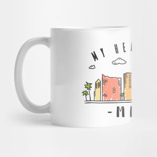 Miami USA Skyline Design Mug